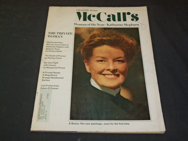 1970 FEBRUARY MCCALL'S MAGAZINE - KATHARINE HEPBURN - SP 7995