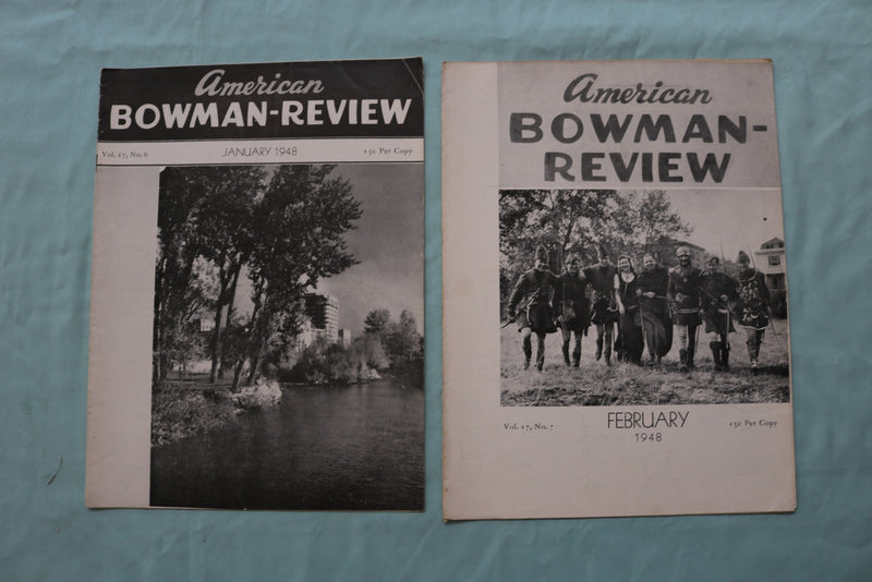 1948 AMERICAN BOWMAN-REVIEW MAGAZINE - COMPLETE YEAR - LOT OF 12 - O 3754