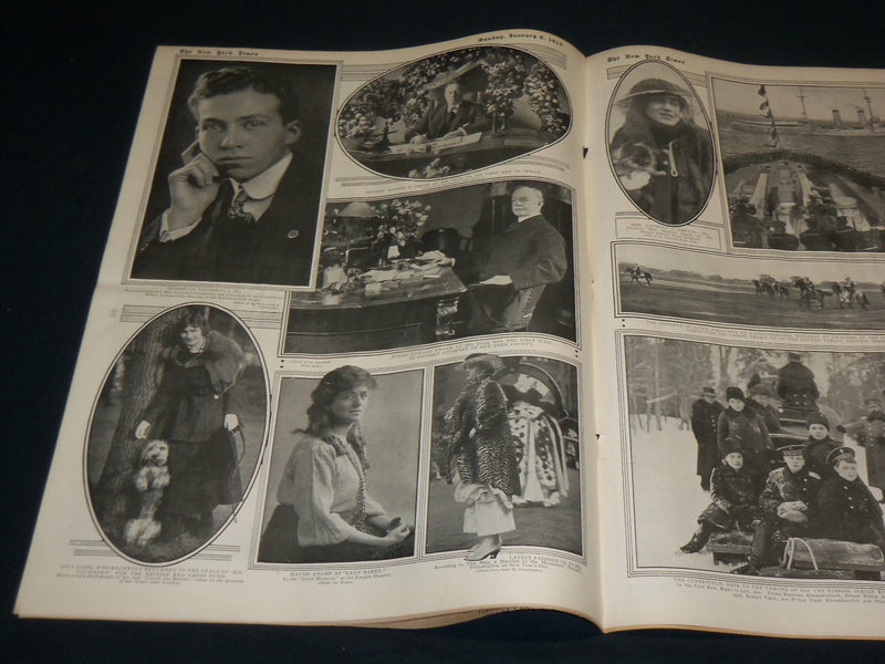 1916 JANUARY 9 NEW YORK TIMES ROTO PICTURE SECTION - MAUDE ADAMS - NT 8977
