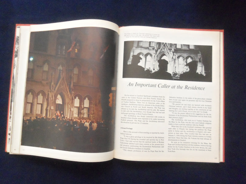 1965 AN INSTRUMENT OF YOUR PEACE HARDCOVER BOOK-U.S. VISIT POPE PAUL VI- KD 8810