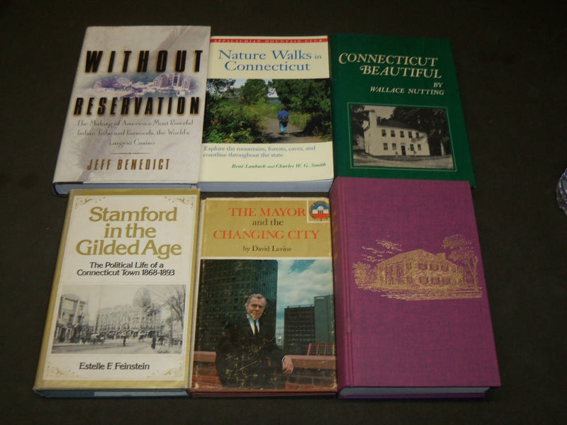 ASSORTED CONNECTICUT & NEW ENGLAND BOOK LOT OF 24 - R 906