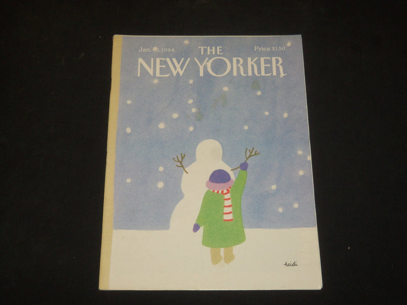 1984 JANUARY 30 THE NEW YORKER MAGAZINE - ILLUSTRATED COVER - NY 1286
