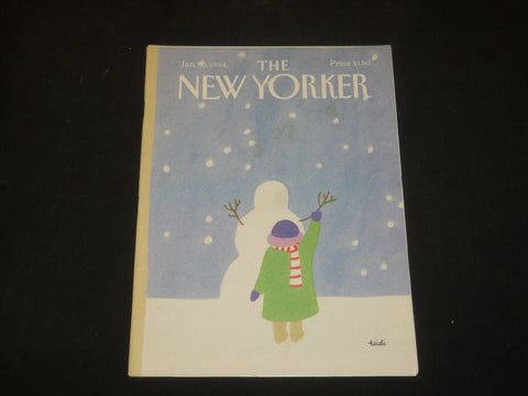 1984 JANUARY 30 THE NEW YORKER MAGAZINE - ILLUSTRATED COVER - NY 1286
