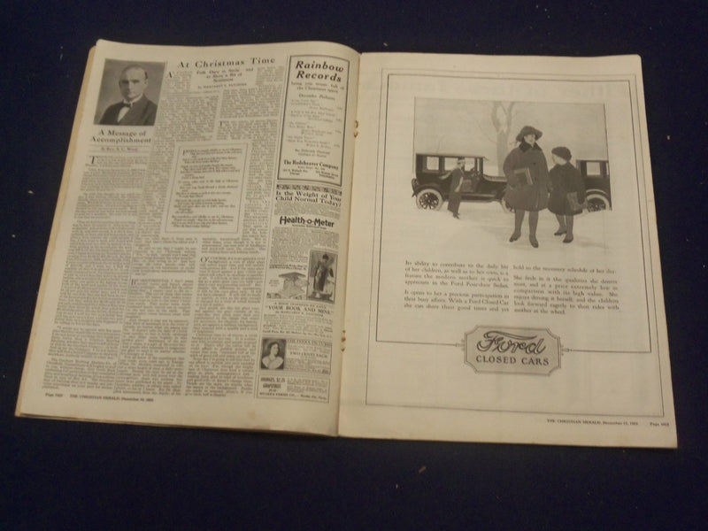 1923 DECEMBER 15 CHRISTIAN HERALD MAGAZINE-POUNDING SURF COAST OF MAINE- ST 6614