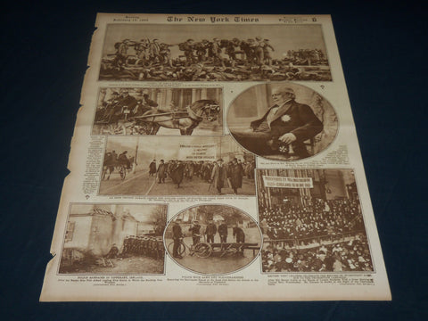 1920 FEBRUARY 15 NEW YORK TIMES PICTURE SECTION - GASSED BY SARGENT - NT 8773