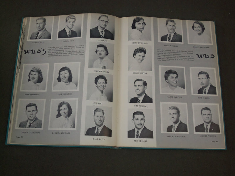 1957 LA CAMPANA MONTCLAIR STATE UNIVERSITY YEARBOOK - NEW JERSEY - YB 1127