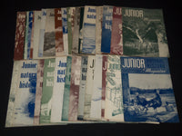 1953-1956 JUNIOR NATURAL HISTORY MAGAZINE LOT OF 35 ISSUES - O 1779C