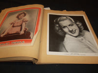 1930'S HOLLYWOOD STARS SCRAPBOOK - TEMPLE - HARLOW - 39A