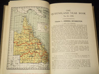1950-1959 QUEENSLAND YEAR BOOK LOT OF 10 - GOV. STATISTICIAN BRISBANE - KD 1C