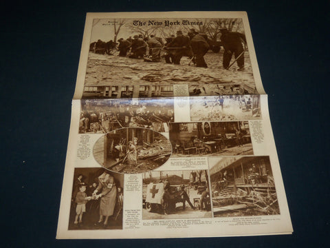 1936 MARCH 29 NEW YORK TIMES ROTO PICTURE SECTION - JOHNSTOWN FLOOD - NT 9382