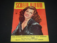 1942 WINTER NO. 22 SCREEN ALBUM MAGAZINE - RITA HAYWORTH COVER - E 14629