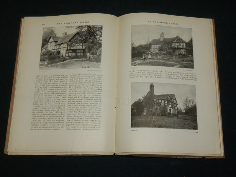 1903 THE BROCHURE SERIES ARCHITECTURAL ILLUSTRATION MAGAZINE LOT OF 11 - WR 716