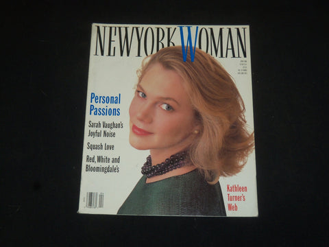 1988 APRIL NEW YORK WOMAN MAGAZINE - KATHLEEN TURNER - SP 6160