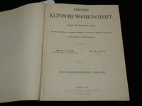 1902 JAN-DEC BERLINER KLINISCHE WOCHENSCHRIFT MAGAZINE BOUND VOLUME - R 491