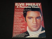 1977 ELVIS PRESLEY - PHOTOPLAY TRIBUTE MAGAZINE - ELVIS PRESLEY COVER - E 15436