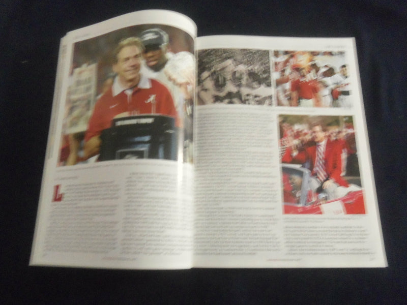 2013 CRIMSON MAGAZINE - NATIONAL CHAMPIONSHIP - UNIVERSITY OF ALABAMA - SP 1221V