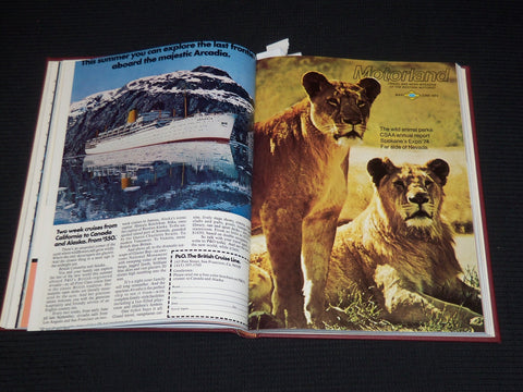1974 JANUARY-DECEMBER THE MOTOR LAND MAGAZINE BOUND VOLUME - 6 ISSUES - KD 704W