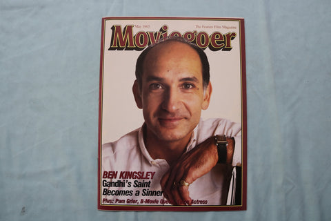 1983 MAY MOVIEGOER MAGAZINE - BEN KINGSLEY COVER - E 19807