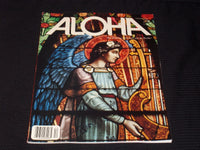 1990 HOLIDAY ALOHA MAGAZINE - SACRED HEART CHURCH FRONT COVER - E 1598