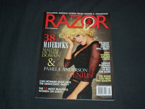 2005 MAY RAZOER MAGAZINE - PAMELA ANDERSON COVER - RC 1305