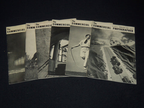 1936 THE COMMERCIAL PHOTOGRAPHER MAGAZINE LOT OF 6 ISSUES - O 3784