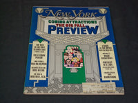 1973 SEPTEMBER 17 NEW YORK MAGAZINE - THE BIG FALL PREVIEW - SP 3830