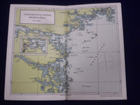 1913 CAPT. CLAUSEN'S GUIDE TO THE CANAL ROUTE STOCKHOLM JONKOPING GUIDE - J 1896