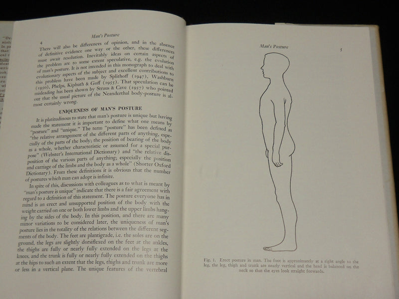 1960 MAN'S POSTURE ELECTROMYOGRAPHIC STUDIES BOOK BY J. JOSEPH, M. D. - KD 6361
