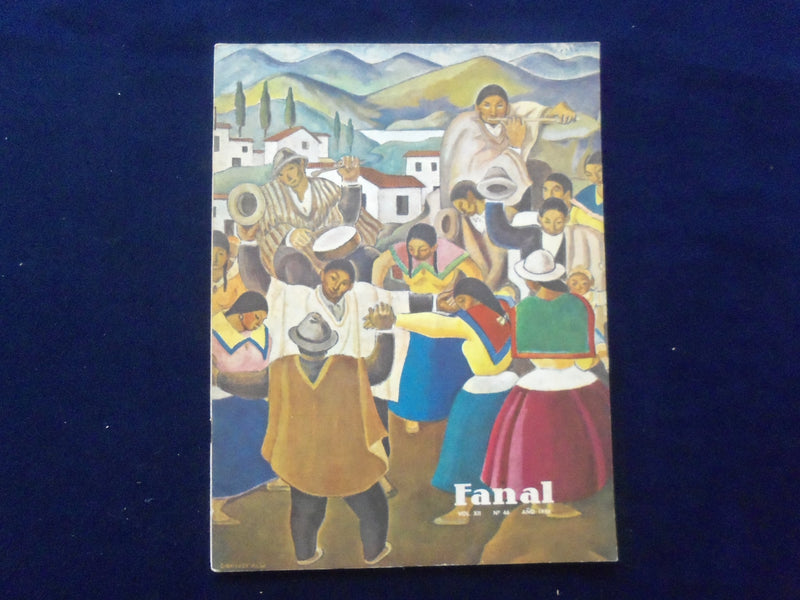 1956 FANAL MAGAZINE - SPANISH TEXT - VOLUME XII, NUMBER 46 - NICE COVER - K 144