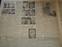 1945 MAY 8 THE EVENING STAR NEWSPAPER - TRUMAN PROCLAIMS - V-E DAY - NT 9457