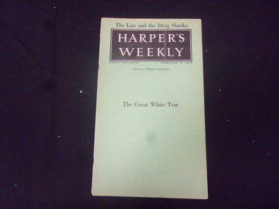 1915 FEBRUARY 6 HARPER'S WEEKLY MAGAZINE- NICE ARTICLES & ILLUSTRATIONS- ST 2501