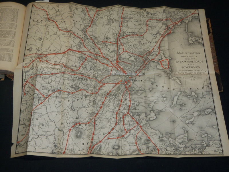 1889 ASSOCIATION OF ENGINEERING SOCIETIES JOURNAL BOUND VOLUME NO. 8 - KD 5931