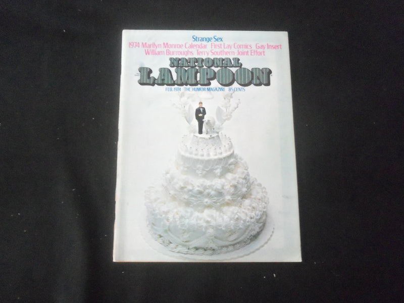 1974 FEBRUARY NATIONAL LAMPOON MAGAZINE - 1974 MARILYN MONROE CALENDAR - B 1181R