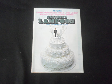 1974 FEBRUARY NATIONAL LAMPOON MAGAZINE - 1974 MARILYN MONROE CALENDAR - B 1181R