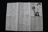 1973 JUNE-SEPTEMBER THALIA THEATRE SUMMER FILM FESTIVAL PROGRAM - K 1961