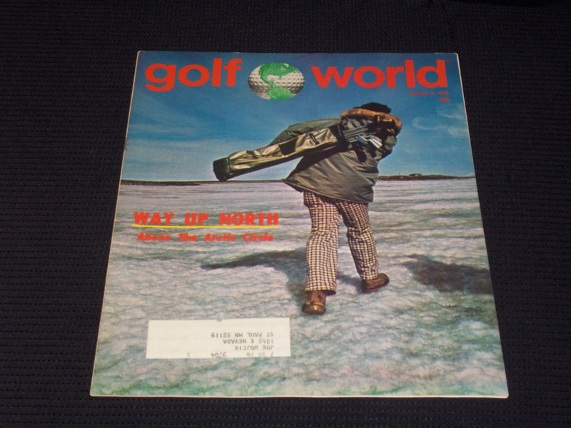 1976 JANUARY 9 GOLF WORLD MAGAZINE - ARTICLE CIRCLE GOLF FRONT COVER - E 6759