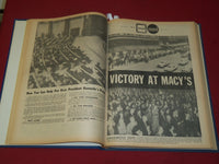 1961 RWDSU RECORD NEWSPAPER BOUND VOLUME NO. 8 - RETAIL - WHOLESALE - R 15J