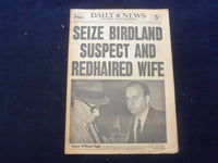 1959 JAN 31 NEW YORK DAILY NEWS NEWSPAPER - SEIZE BIRDLAND SUSPECT - NP 6753