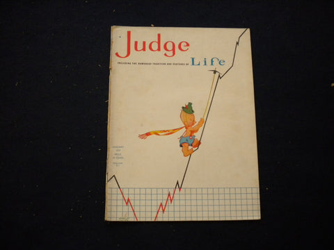 1937 JANUARY JUDGE MAGAZINE - INCLUDING TRADITION AND FEATURES OF LIFE - B 439C