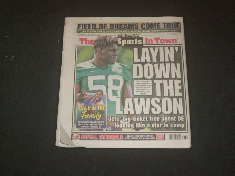 2021 AUGUST 11 NEW YORK POST NEWSPAPER - GOV. ANDREW CUOMO RESIGNS