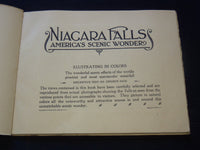 1900'S NATIONAL FALLS AMERICA'S SCENIC WONDER BOOK - COLOR VIEWS - J 7296