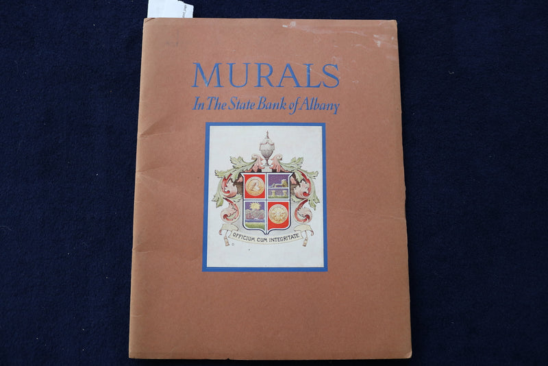 1943 MURALS IN THE STATE BANK OF ALBANY SOFTCOVER BOOK - K 902