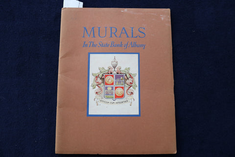 1943 MURALS IN THE STATE BANK OF ALBANY SOFTCOVER BOOK - K 902