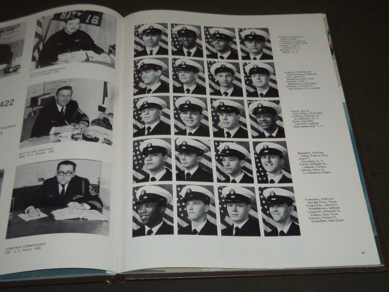 1975 THE KEEL RECRUIT TRAINING COMMAND CAMP PORTER YEARBOOK - PHOTOS - YB 979
