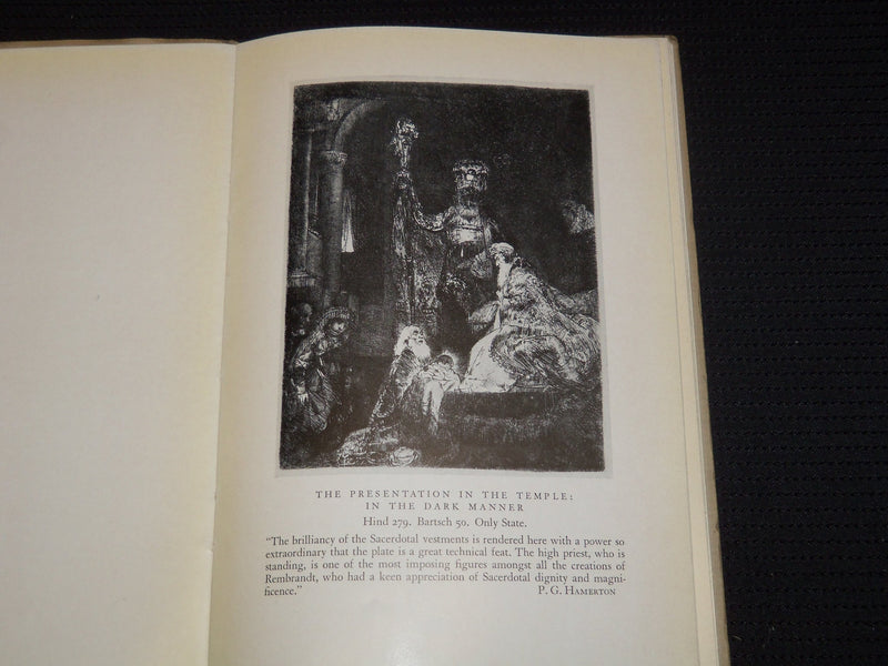 1930 ETCHINGS AND DRY POINTS CATALOGUE BY REMBRANDT VAN RIJN - J 8049