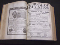 1920 JANUARY-DECEMBER JOURNAL OF EDUCATION BOUND VOLUME - COMPLETE YEAR - R 930