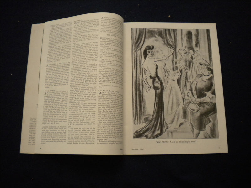1937 OCTOBER JUDGE MAGAZINE - IMPORTED FROM JAPAN - B 439G