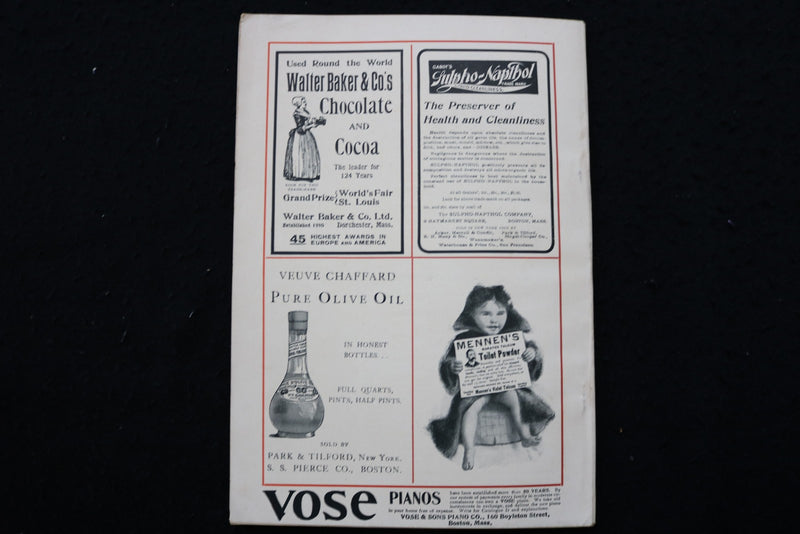 1905 APRIL THE BOSTON COOKING SCHOOL MAGAZINE - K 2921