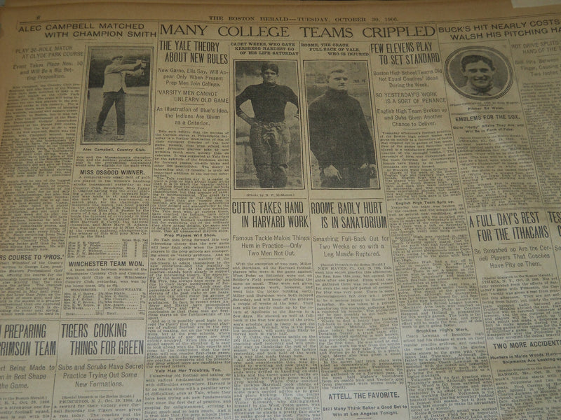 1906 OCTOBER 30 THE BOSTON HERALD - MRS. EDDY RECOGNIZED ON CONCORD - BH 91