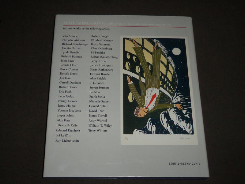1989 FIRST IMPRESSIONS EARLY PRINTS BY 46 ARTISTS HARDCOVER CATALOG - I 1725
